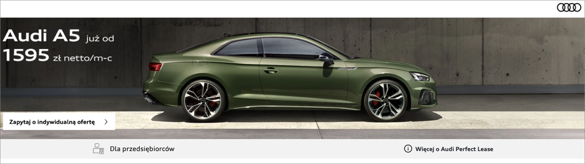 modelo de coche popular landing page