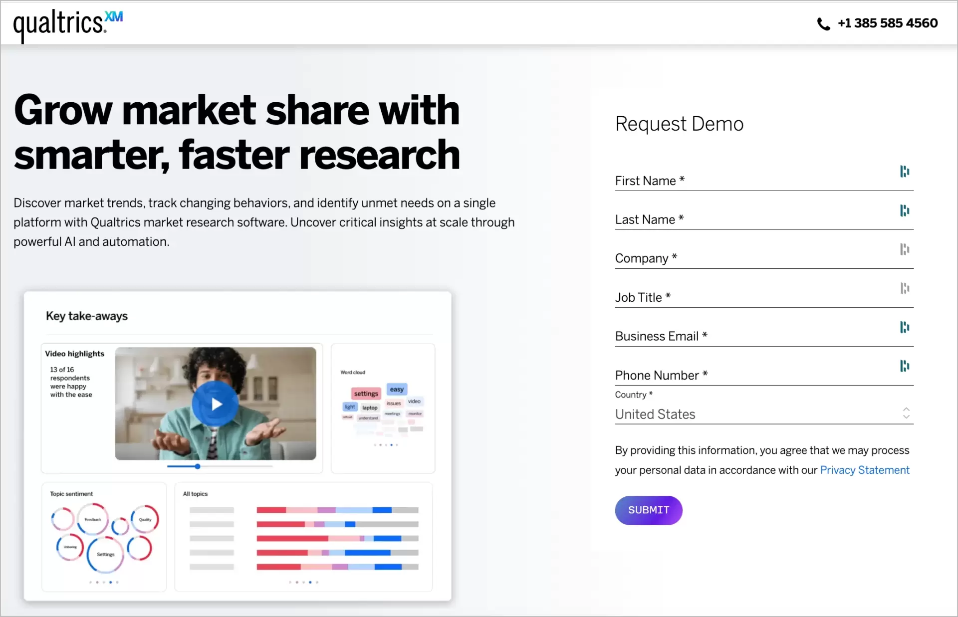 ppc en &eacute;conomie landing page