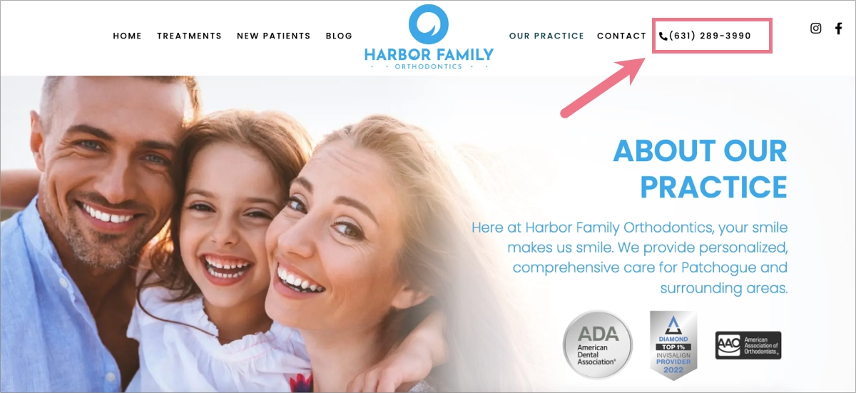 local relacionado con la publicidad landing page