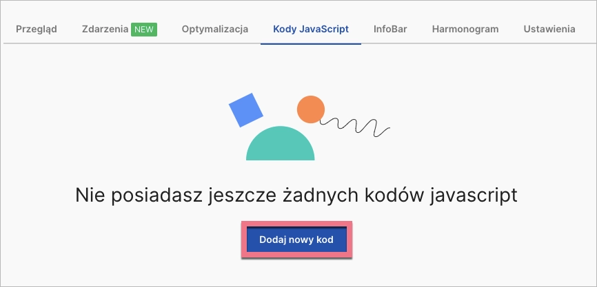 Dodawanie JavaScript w Landingi