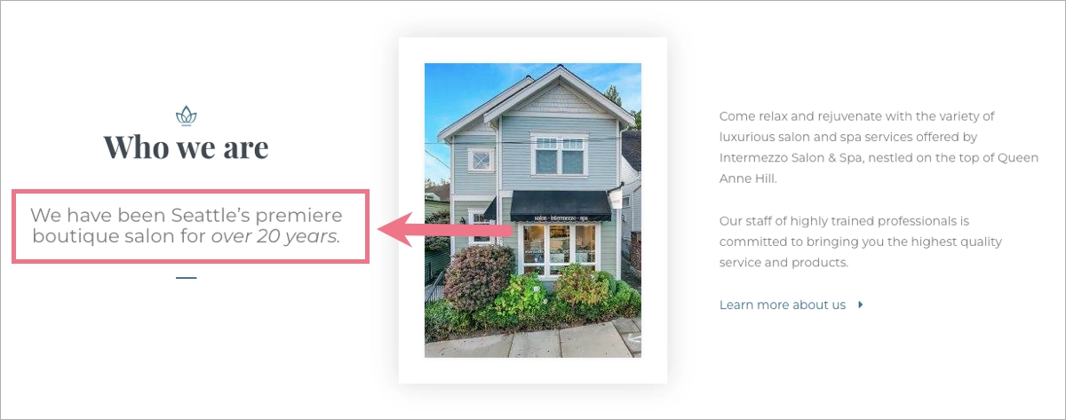 landing page para atraer a los clientes locales
