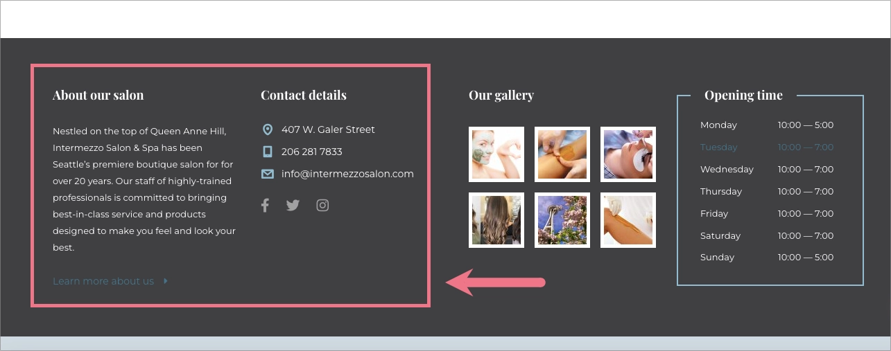 ubicaci&oacute;n geogr&aacute;fica en un landing page