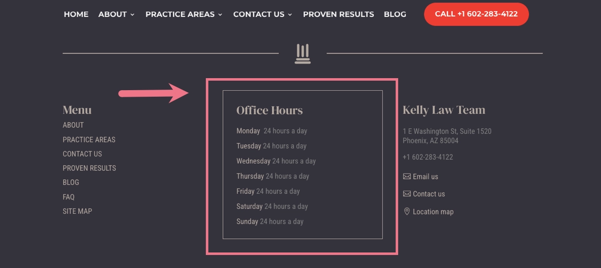 attivit&agrave; in sede singola landing page