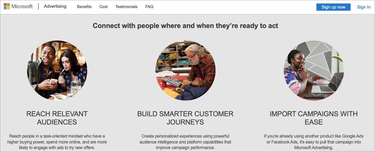Publicidad de pago B2B en Microsoft Ads