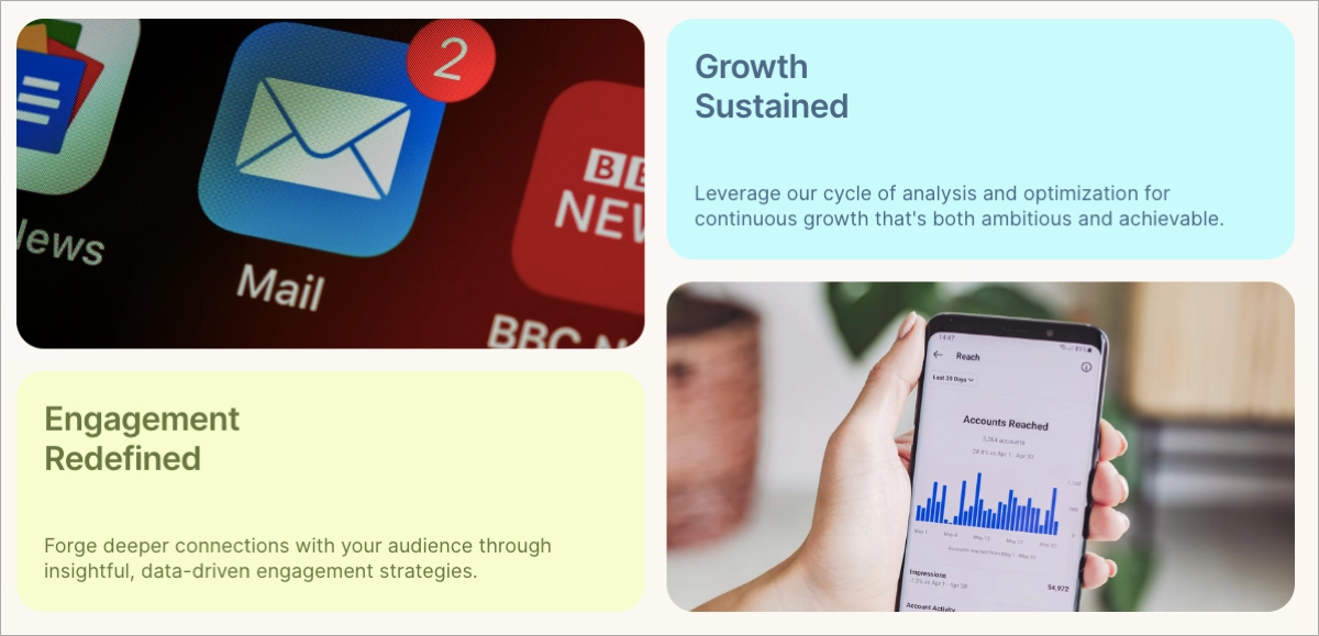 une hi&eacute;rarchie visuelle qui suscite l'int&eacute;r&ecirc;t