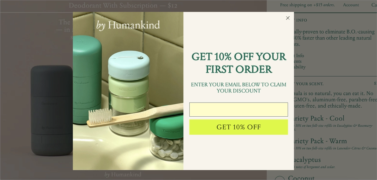 email sign up form landing pages &ndash; example