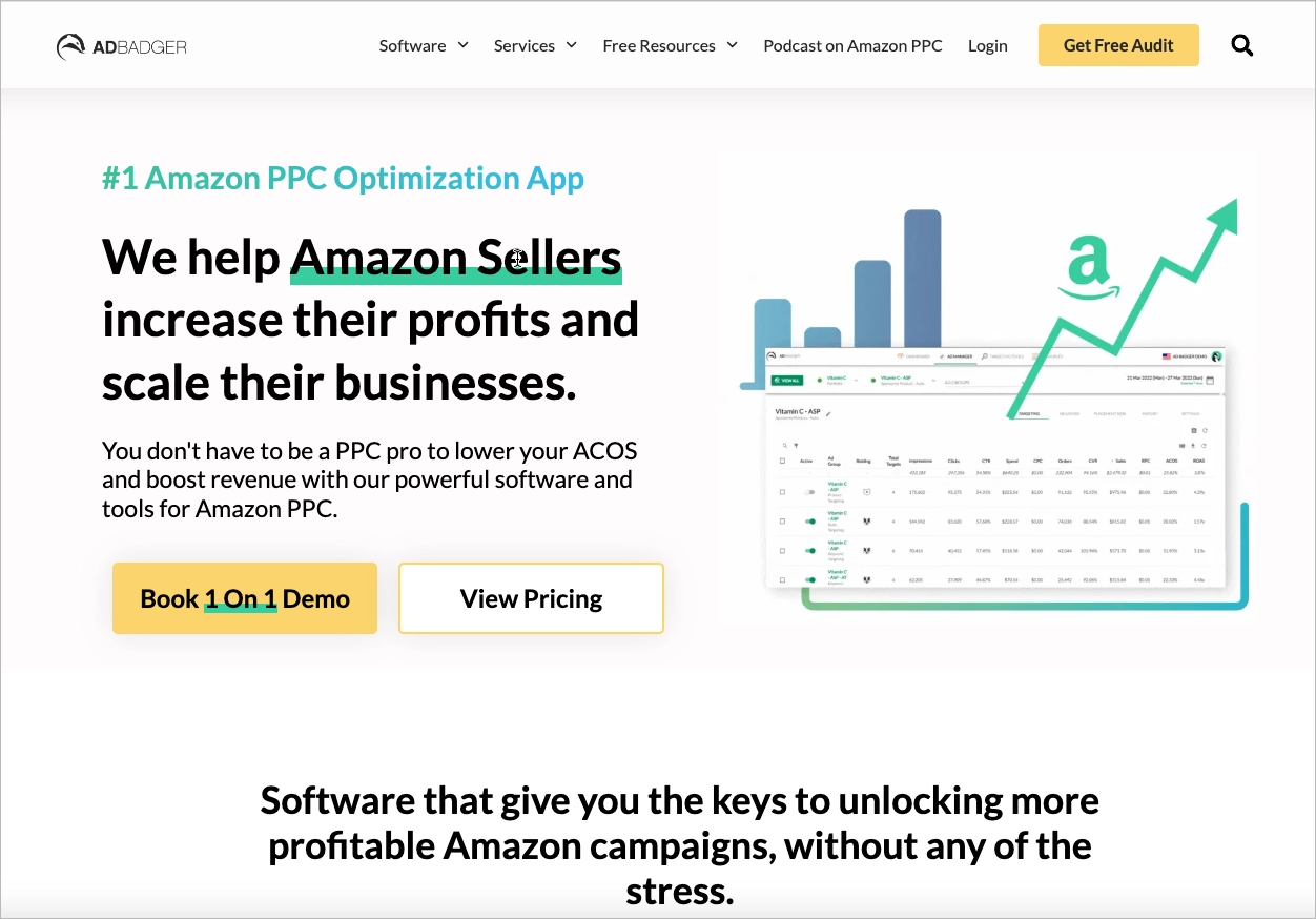 nueva web de ad badger, empresa de optmizaci&oacute;n de campa&ntilde;as de compras pagadas