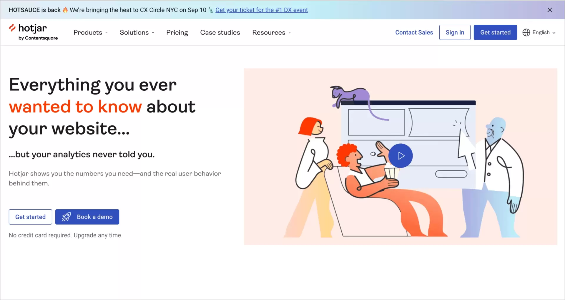 hotjar para mejorar la tasa media de conversi&oacute;n de la p&aacute;gina de destino en una campa&ntilde;a PPC