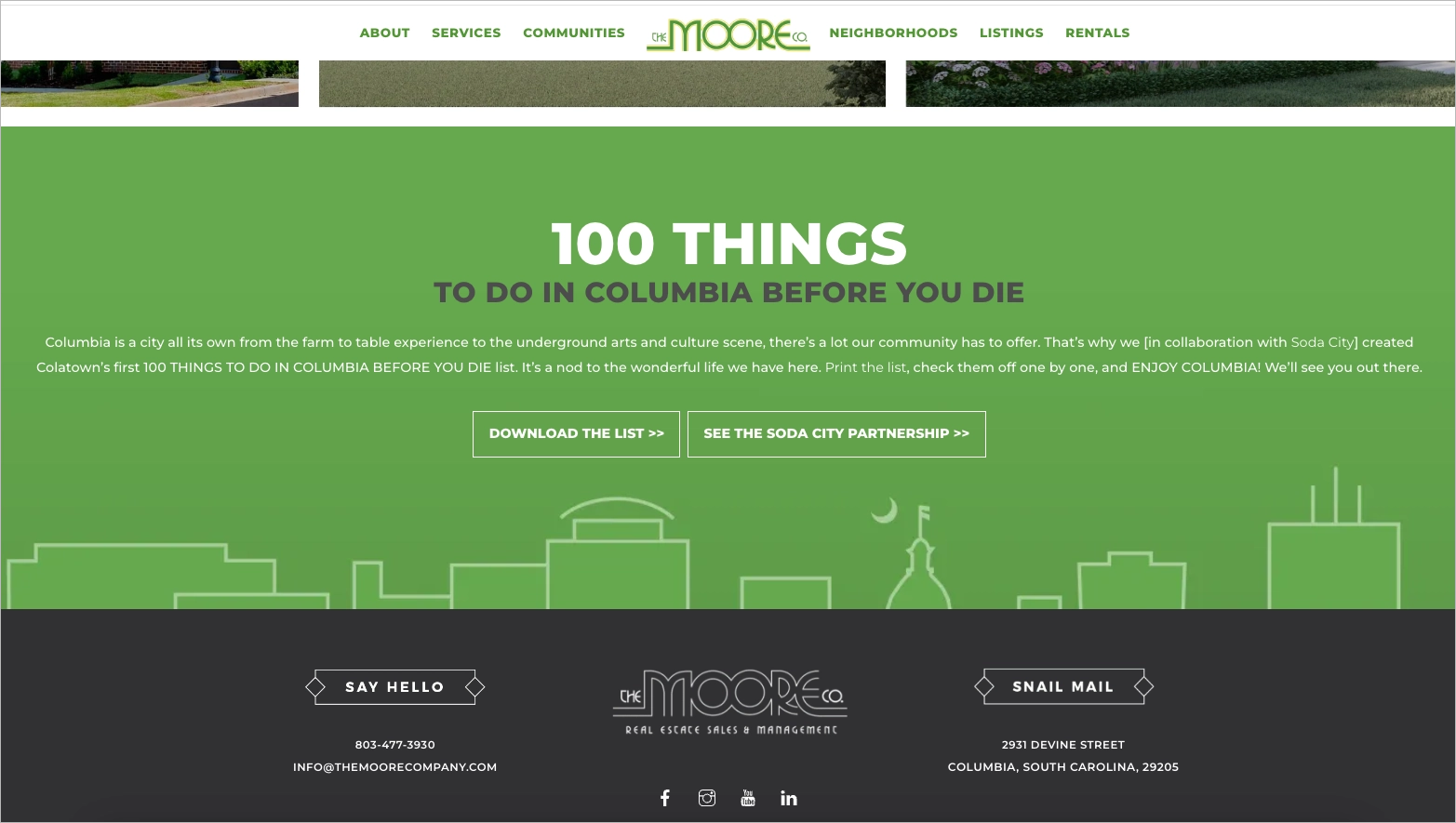 hochwirksame Landing Page f&uuml;r die Sammlung von Immobilienkontakten