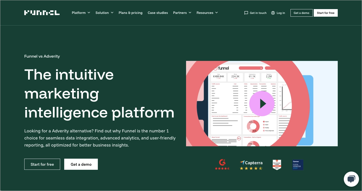 Mitbewerberseite mit den wichtigsten Unterschieden