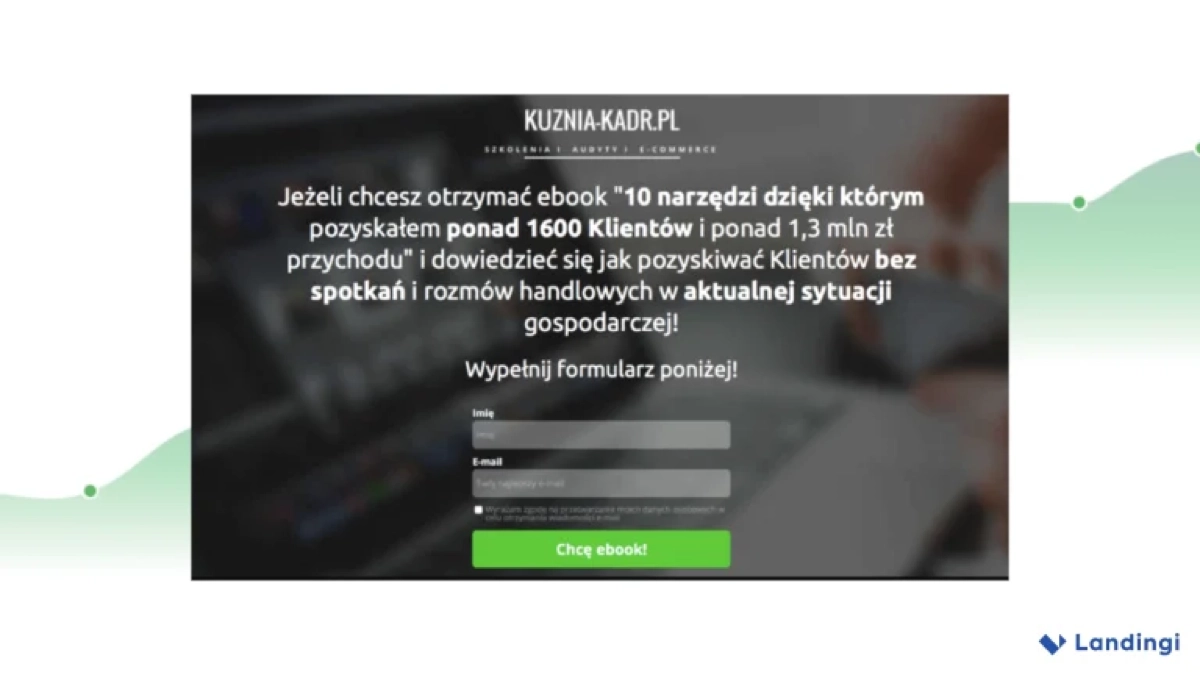 landing page optimerings-casestudie - forenklet form