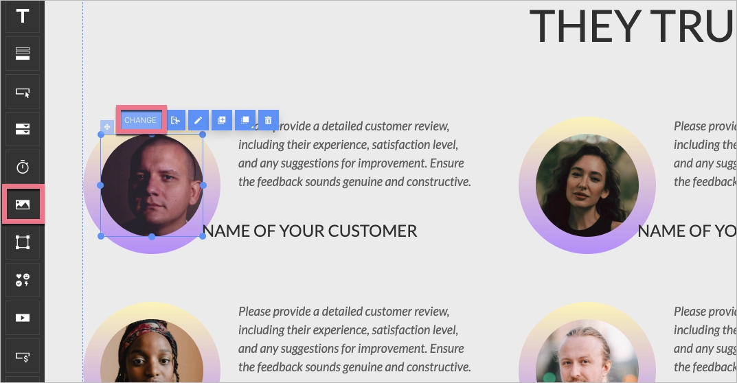 Hinzuf&uuml;gen von Kundenfotos zu Erfahrungsberichten.