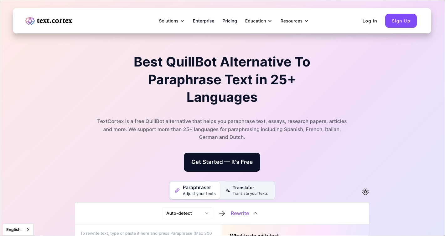 SaaS-Vergleichsseite