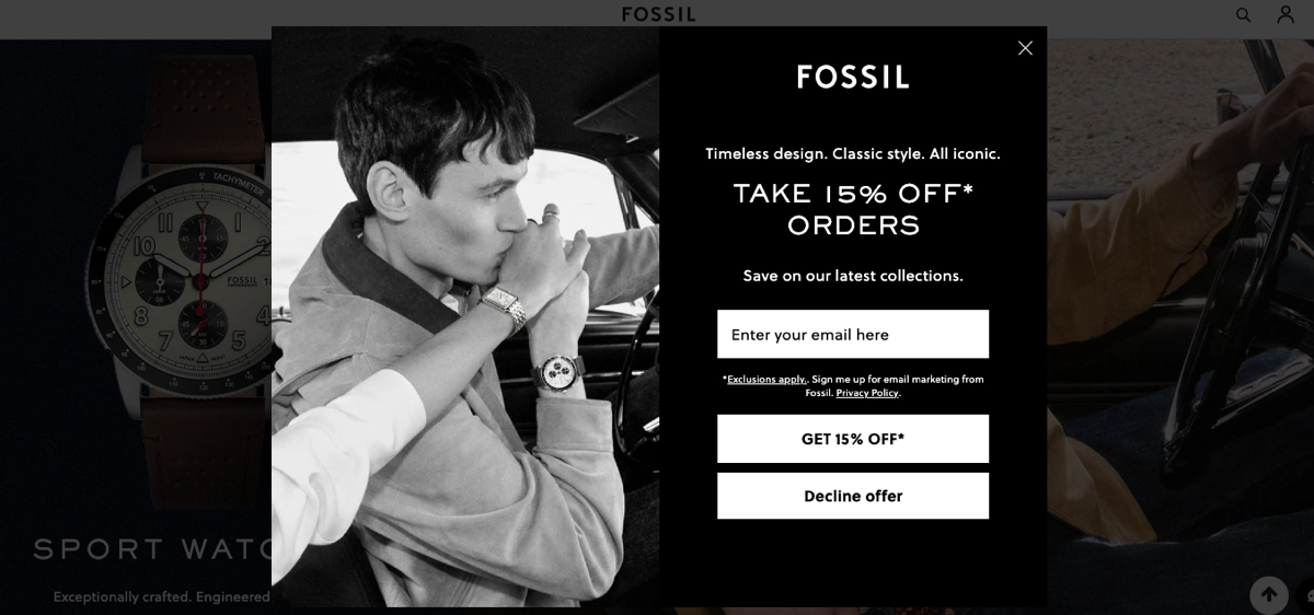 p&aacute;gina inicial para campanhas de marketing espec&iacute;ficas