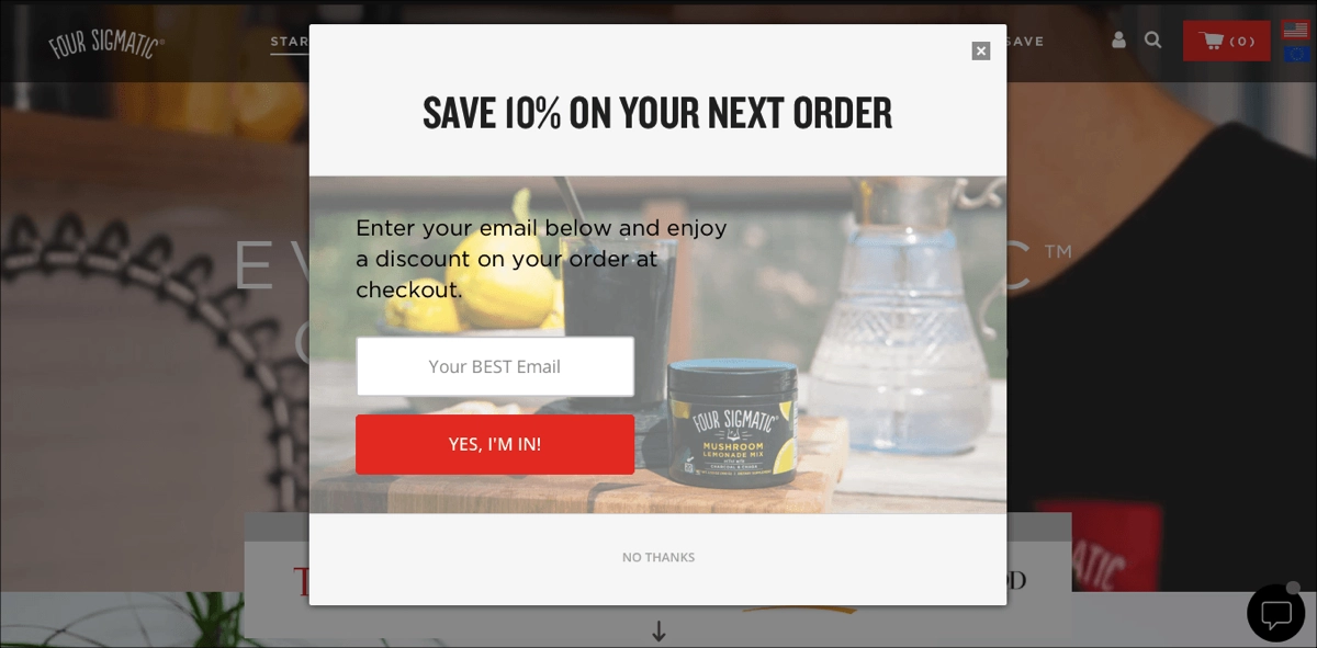 p&aacute;gina de comercio electr&oacute;nico eficaz