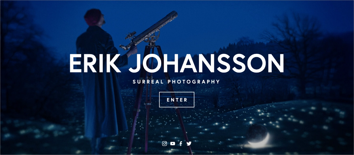 p&aacute;gina inicial que aumenta a experi&ecirc;ncia do usu&aacute;rio do site