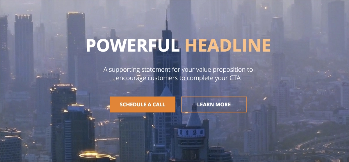 landing pages template