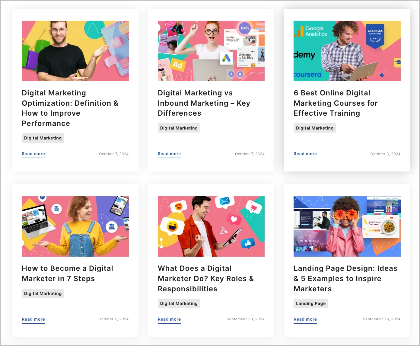 contenidos optimizados y atractivos en el blog de marketing