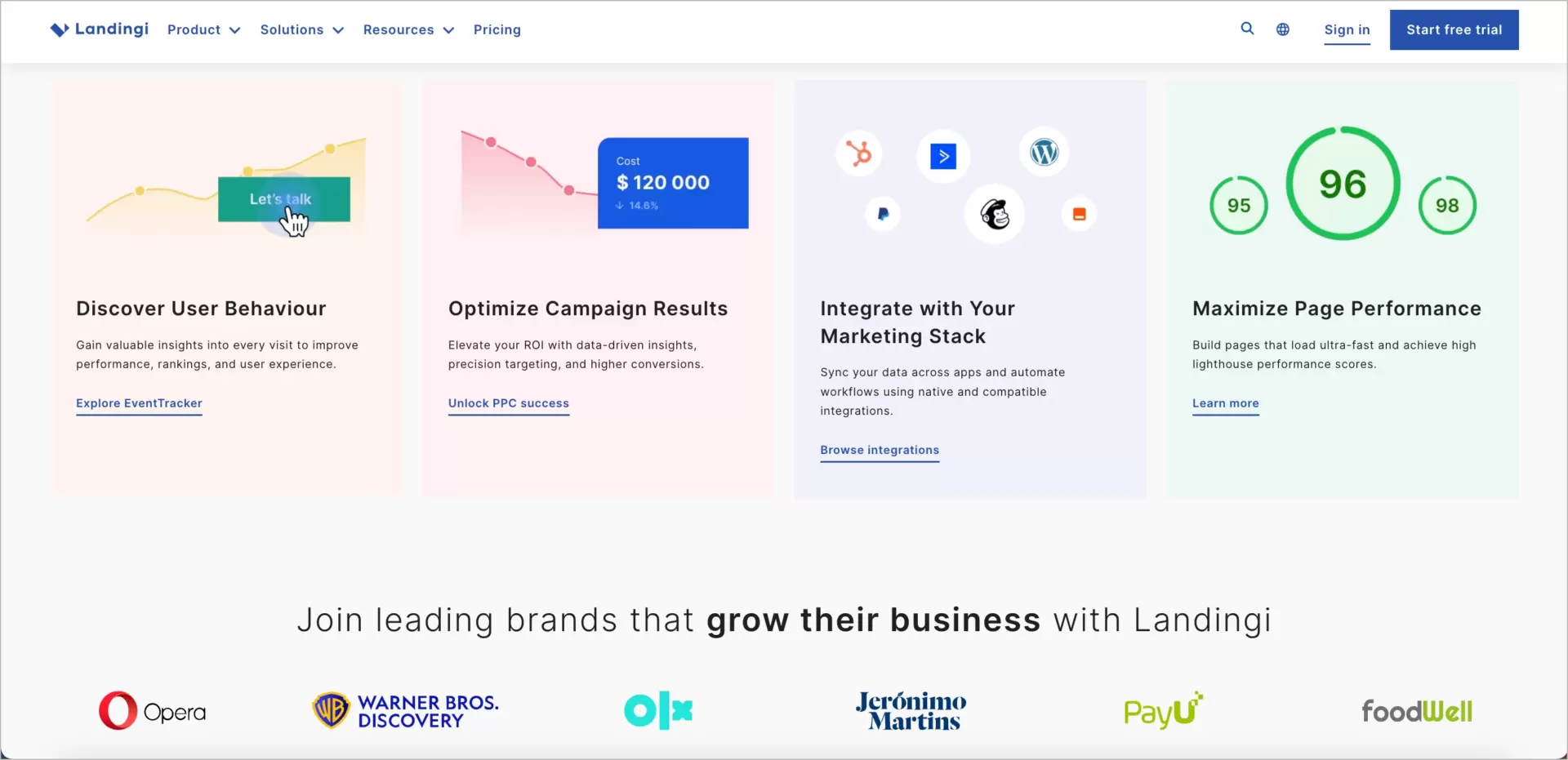 Landingi, plataforma para crear y realizar campa&ntilde;as de marketing digital con landing pages