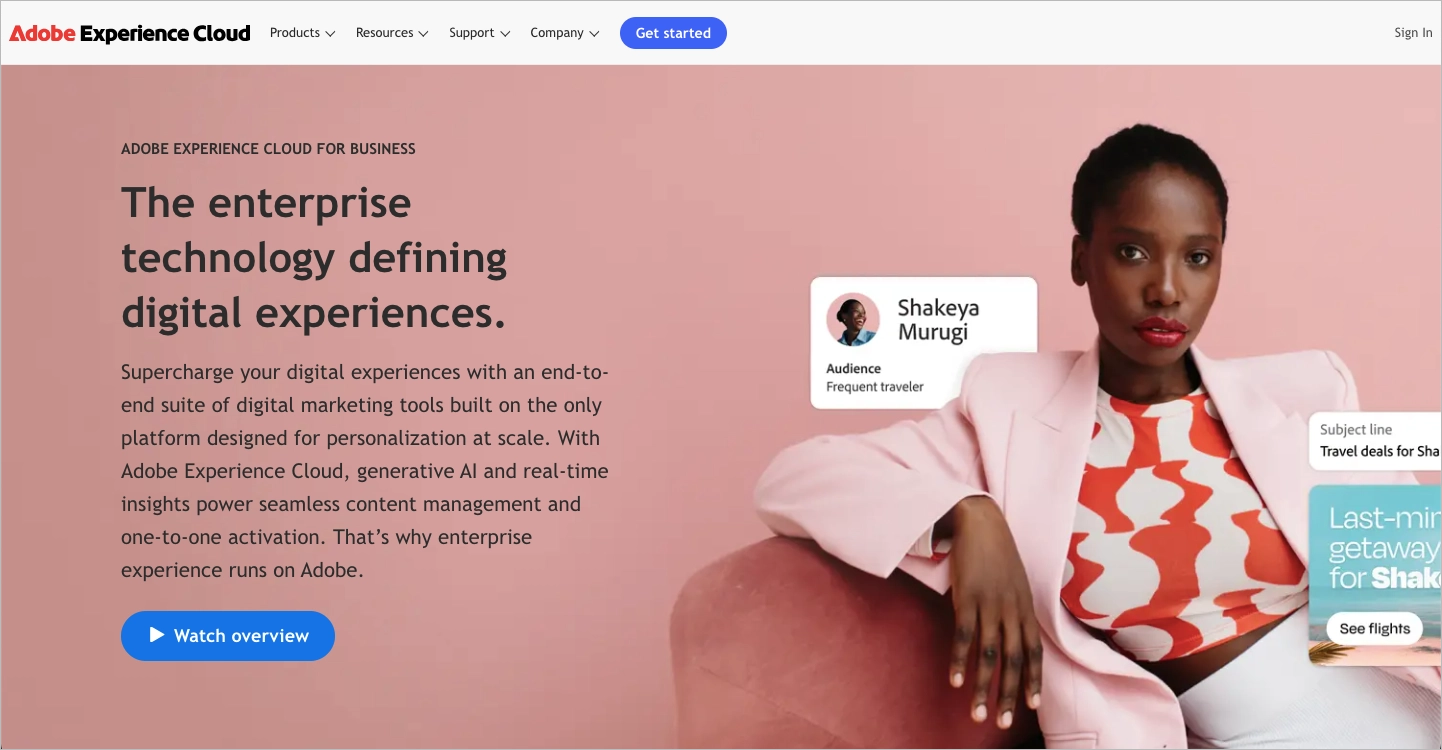 Adobe Experience Cloud for B2B clients