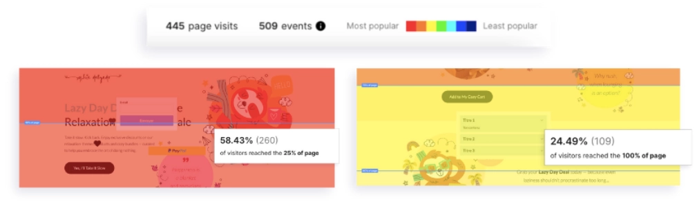 scroll map in Landingi