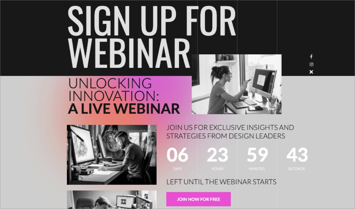 landing page modello