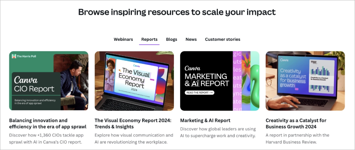 marketing de contenu - rapports