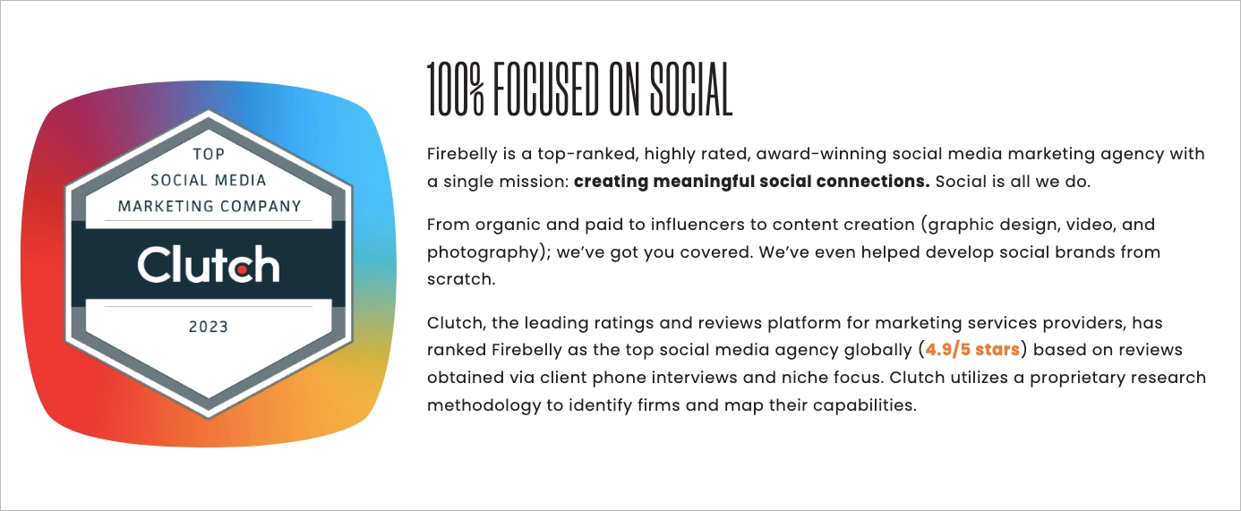 Agency's social media efforts have translated into awards