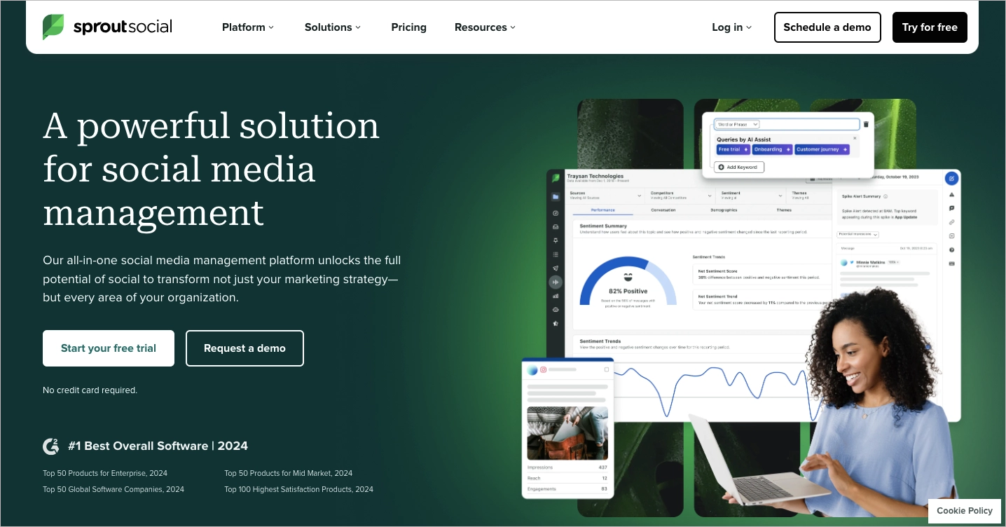 Sprout Solution de gestion des m&eacute;dias sociaux
