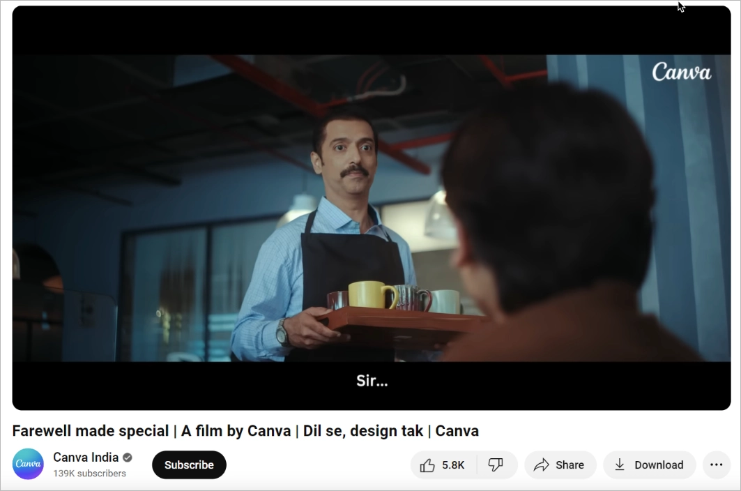 Beispiel einer erfolgreichen SEM-Kampagne von Canva