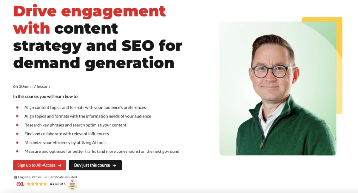 el mejor curso de lead gen para el &eacute;xito empresarial