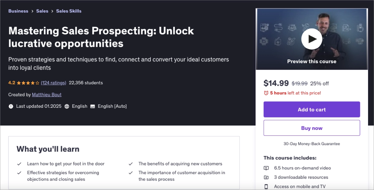 curso sobre c&oacute;mo generar clientes potenciales de alta calidad