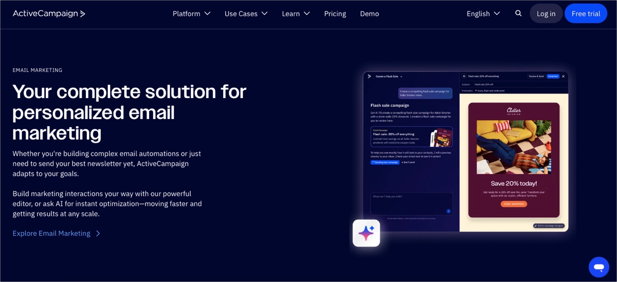 GetResponse alternative &ndash; ActiveCampaign