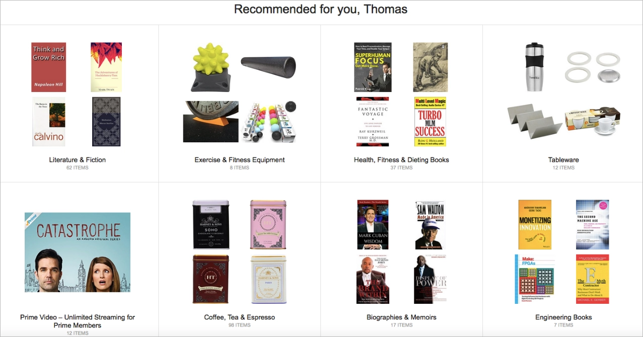customization example amazon