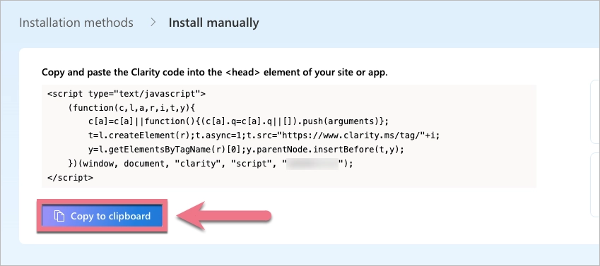 The code that need to be copied