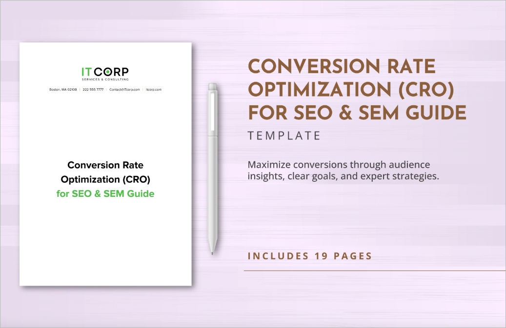 conversion rate optimization checklist template