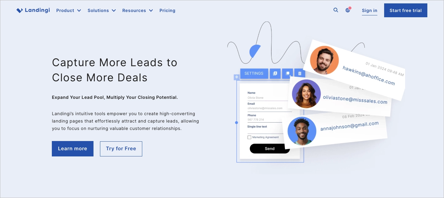 the best lead generation tool &ndash; landingi