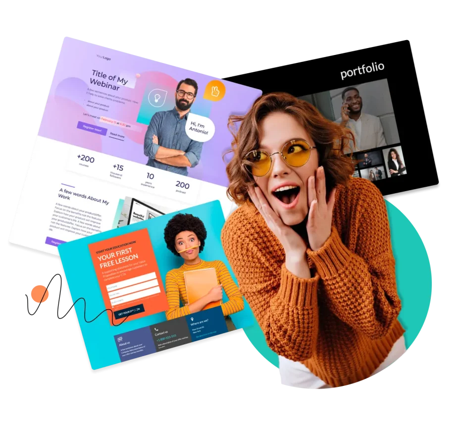 Free landing page templates