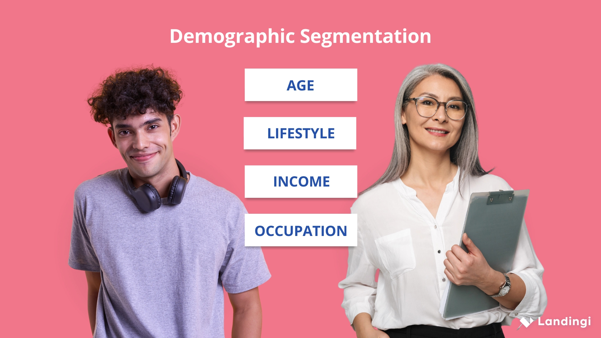 Les plateformes de gestion des donn&eacute;es permettent une segmentation d&eacute;mographique d&eacute;taill&eacute;e - voici un exemple de deux groupes cibles diff&eacute;rents