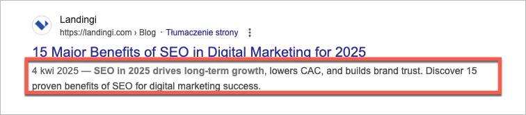 correct meta description example