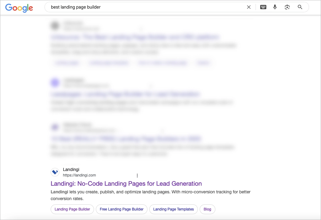 best landing page builder 