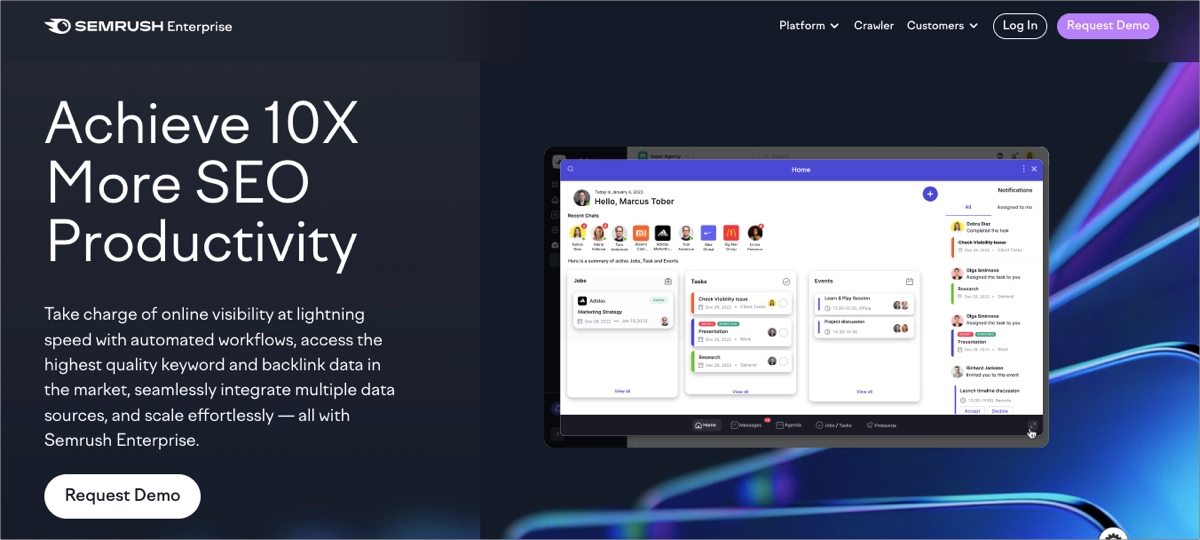 best tool for enterprise seo processes