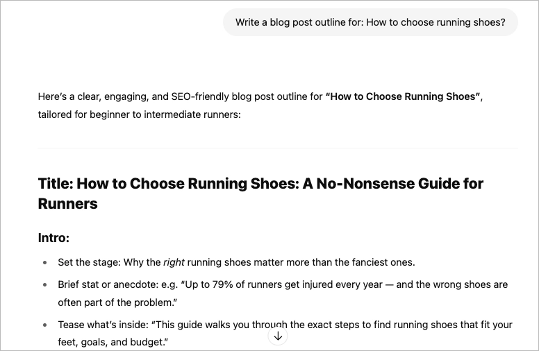 Cr&eacute;ation de contenu par l'IA