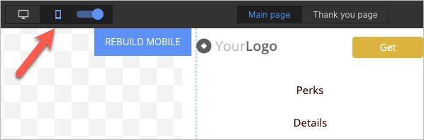 Optimisation mobile &agrave; Landingi