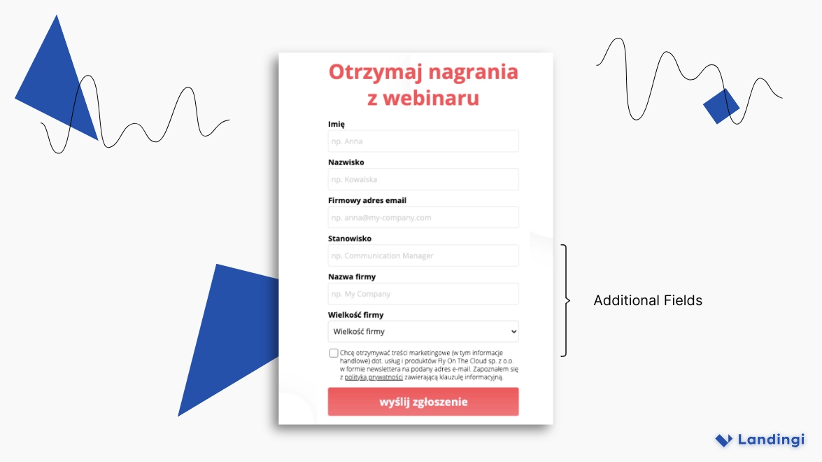 FOTC – B2B lead gen form