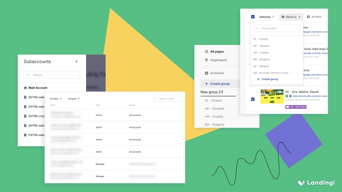 Landingi pour les entreprises