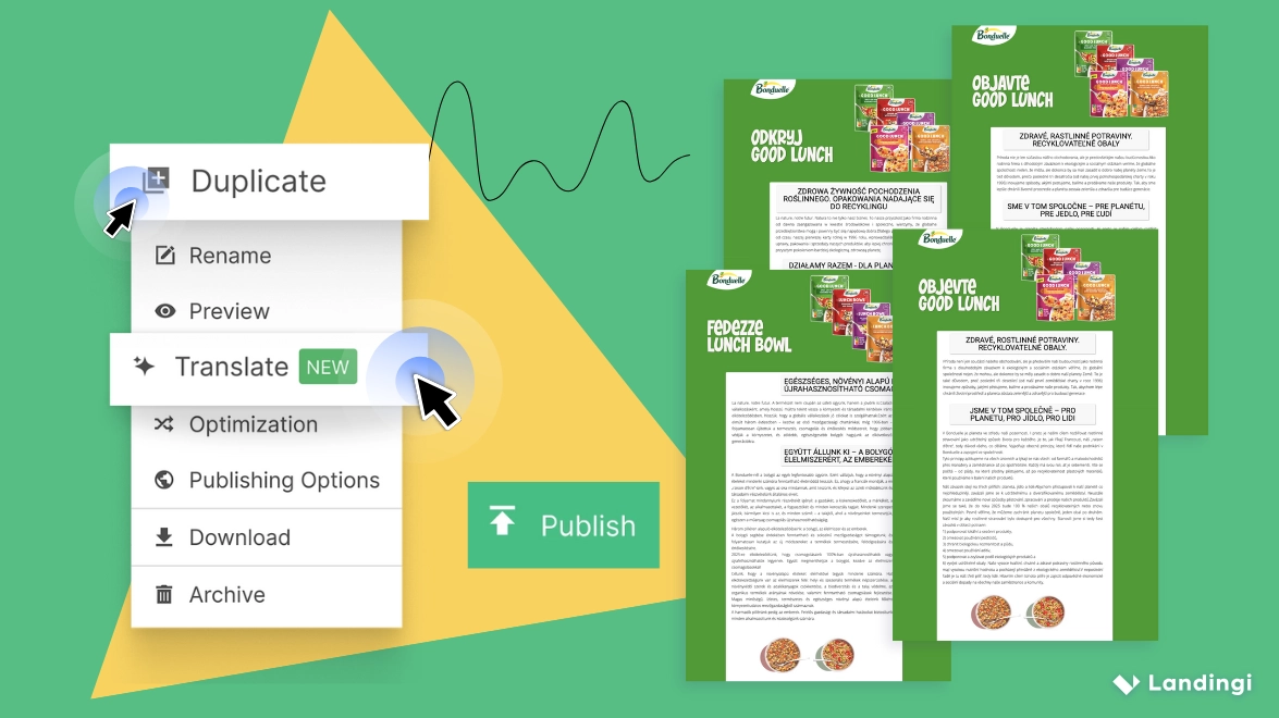 landing page automatisation
