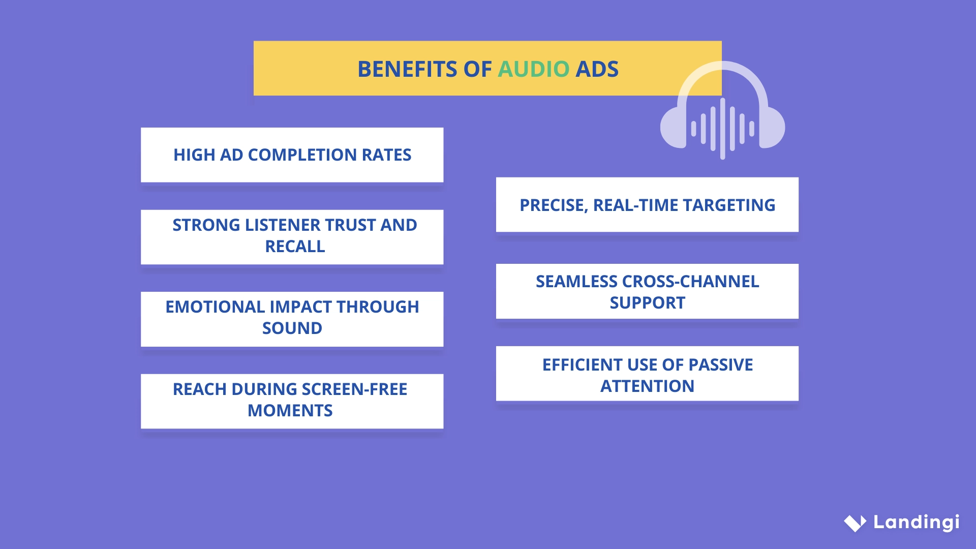 benefits of audio ads &ndash; infographics