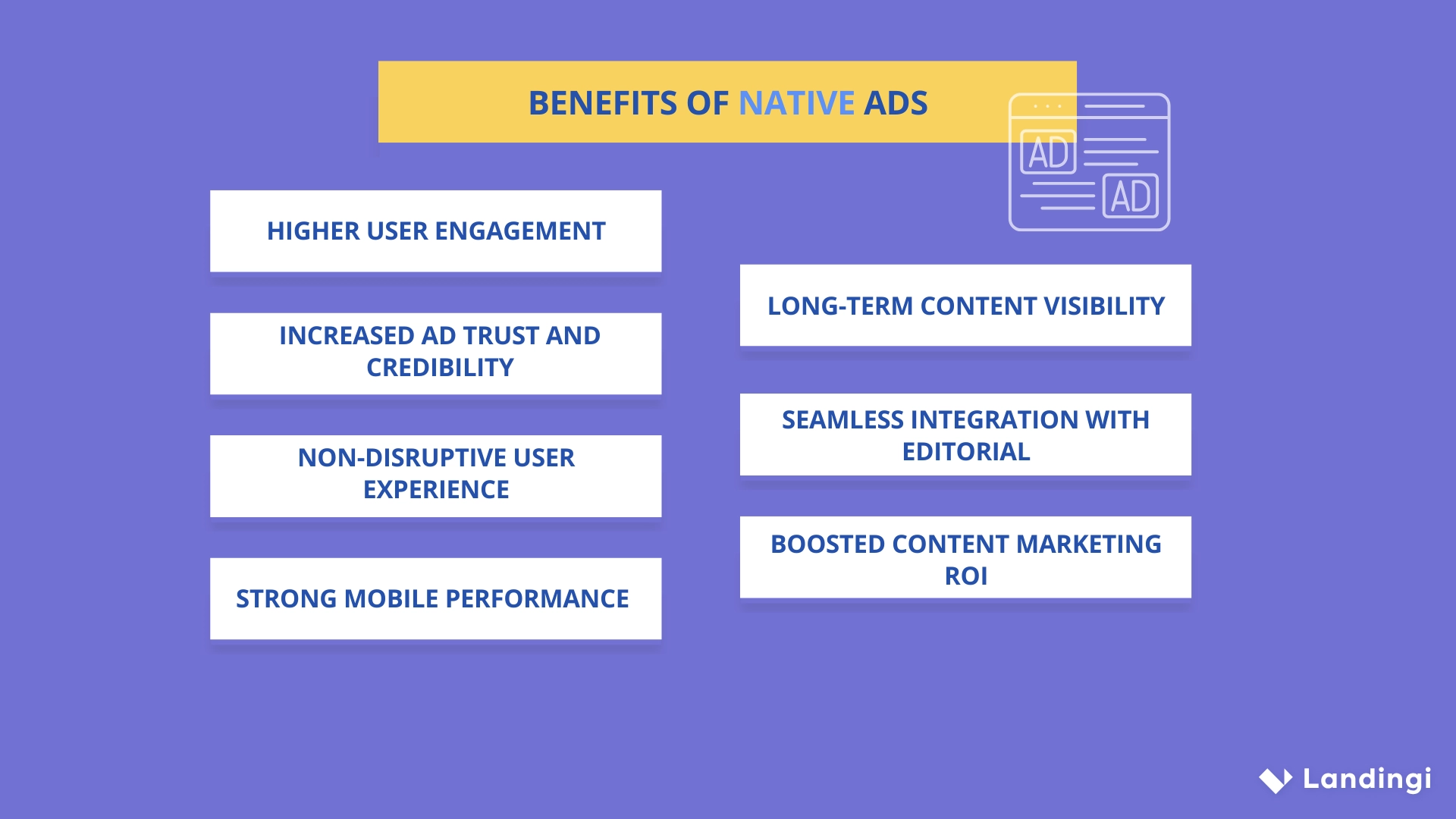 benefits of native ads &ndash; infographics