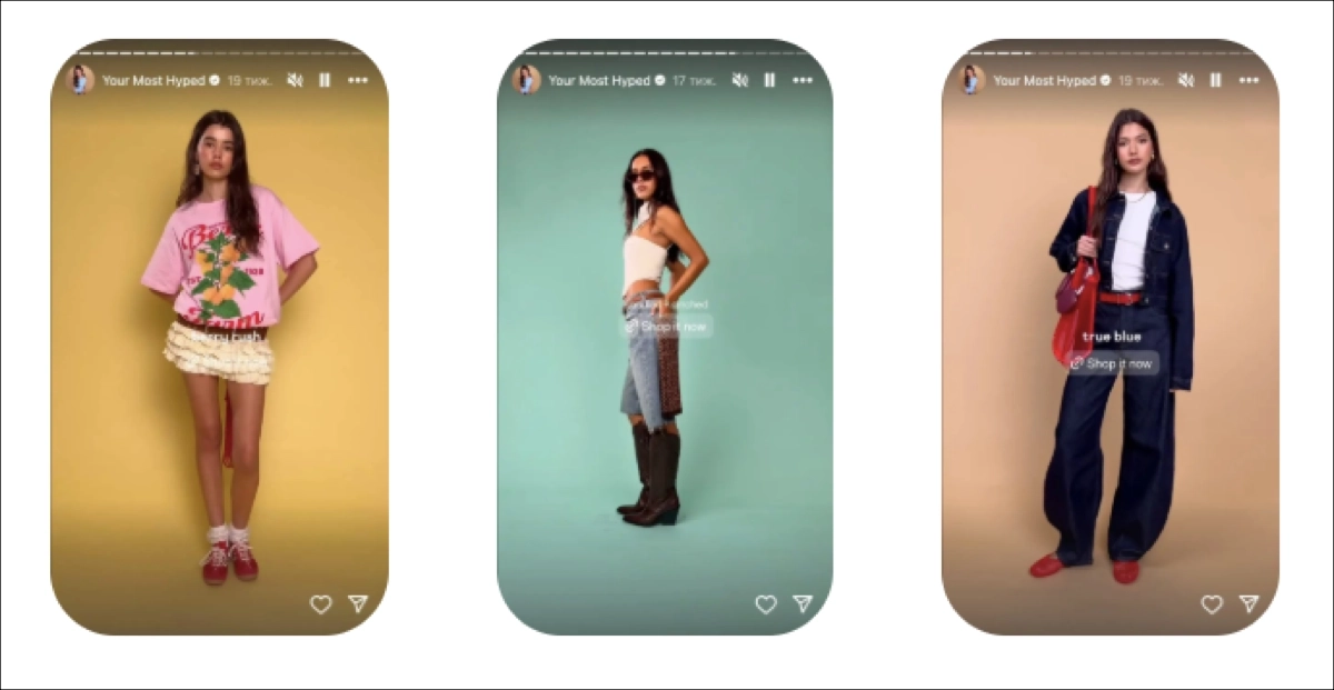 Professionelle Bilder - ASOS instagram story ad